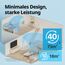 COWAY Luftreiniger Allergiker Zuhause Schlafzimmer air purifier, ECARF & Quiet Mark, Sleep Mode 20 dB, Vorfilter oben entnehmbar und waschbar, Allergie Rauch Pollen Haustiere, Airmega 150, Marineblau