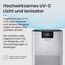 Pro Breeze Luftreiniger Hepa 13 Filter mit UV-C Lampe, Luft Ionisierer & Aktivkohlefilter, CADR 460m3 - Air Purifier mit Luftqualitätsmesser für große Räume bis 140m² - bis zu 99.95% Filterleistung
