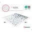 BAUHELD® Universal Waschmaschinen-Auflage [60x60cm] - Waschmaschinen-Abdeckung mit Vinyl-Beschichtung [Made in Germany] - Für Waschmaschine, Trockner, Küche, Wohnmobil, Badezimmer - Marble Grey