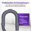 Viоks.pro Knickschutz Schlauch Halterung 180 Grad PVC Haltebogen/Waschmaschine Schlauch Knickschutz für Waschmaschine, Geschirrspüler, Trockner
