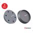 BAUHELD 4x Schwingungsdämpfer Waschmaschine und Trockner [Made in Germany] - Antivibrationsfüße aus Gummi - Vibrationsdämpfer kompatibel mit Bosch, Siemens, AEG - Rutschfeste Unterlage in Grau