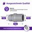 Vioks.pro Set 2x Schlauch Klemmschelle 20-32mmØ & Ablaufschlauch Endstück 22mmØ Waschmaschine Abfluss Adapter für Waschmaschine, Geschirrspüler