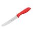 WMF Classic Line Frühstücksmesser Set 6-teilig, 23 cm, Brötchenmesser Wellenschliff, Brotzeitmesser, Spezialklingenstahl, Kunststoffgriff, rot