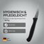 Schwertkrone® Schälmesser gebogen 4er Set [MADE IN SOLINGEN - GERMANY] - Gemüsemesser Obstmesser - Küchenmesser klein scharf - Schneidemesser Kartoffelschälmesser - Allzweckmesser (4x 2,5" gebogen)