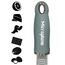 Microplane Zester Küchenreibe in Eukalyptus-Grün für Zitrusfrüchte, Parmesan, Ingwer, Schokolade & Muskatnuss mit feiner Edelstahlklinge - Made in USA