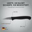 Schwertkrone® Schälmesser gebogen 4er Set [MADE IN SOLINGEN - GERMANY] - Gemüsemesser Obstmesser - Küchenmesser klein scharf - Schneidemesser Kartoffelschälmesser - Allzweckmesser (4x 2,5" gebogen)