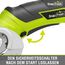 SnapFresh Kartonschneider Elektrische Schere 4V Kabellose Rollschneider Akku-Universalschneider Akkuschere - 2 Selbstschärfende Klingen - für Karton, Pappe, Teppich, Leder, Filz, Kunststoff