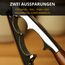 Thiru Nussknacker mit edlem Holzgriff - Ideal für Walnüsse, Haselnüsse, Paranüsse - Knacken ohne Kernzerquetschung - inkl. E-Book mit Rezepten - Made in Germany (Premium)