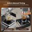 Maestri House Mini-Kaffee-Waage Barista Kit mit 100 g Kalibriergewicht & Tragetasche, Wiederaufladbare Espresso-Waage mit Timer, 2kg/0,1g Präzisions-Digitale Waage für Espresso und Pour-Over