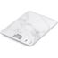 Soehnle Page Compact 300 Marble, digitale Küchenwaage mit Marmormuster, Gewicht bis zu 5 kg, Haushaltswaage mit patentierter Sensor-Touch-Funktion, elektronische Waage inkl. Batterien