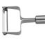 WMF Profi Plus Sparschäler 17 cm, Gemüseschäler rostfrei, Spargelschäler, Kartoffelschäler, Cromargan Edelstahl teilmattiert, spülmaschinengeeignet