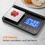 Küchenwaage Digital mit Dual Plattform,15kg/33 lbs,7 Einheiten,LCD Display,Tara Funktion,Digitalwaage mit zwei Messbereichen,Präzise Briefwaage,Feinwaage für Sauerteigbrot Backen Kochen Doppelwaage