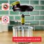 Tefal K13204 Ingenio 5-Sekunden-Zerkleinerer ohne Strom, Fassungsvermögen: 900ml, Multizerkleinerer, Universalzerkleinerer für Gemüse, Obst, Nüsse, Knoblauch, Babynahrung, Schwarz/Grün/Transparent