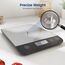 Wiederaufladbar Digitale Küchenwaage, USB C Elektronik Küchenwaage, 15 kg Hochpräzise 1g/0.1oz Lebensmittelwaage, Professionell mit harter Funktion, Batterien enthalten