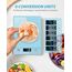 Küchenwaage Digital 10KG Küchenwaagen Glas Digitale Waage Elektronische Haushaltswaage zum Backen, Tara Funktion, Touch-Taste, 1g Genaue - Blau