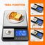 Küchenwaage Digital mit Dual Plattform,15kg/33 lbs,7 Einheiten,LCD Display,Tara Funktion,Digitalwaage mit zwei Messbereichen,Präzise Briefwaage,Feinwaage für Sauerteigbrot Backen Kochen Doppelwaage
