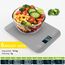 Küchenwaage Digital, 10KG Küchenwaage mit LCD Display und Tara Funktion, Professionelle Digitalwaagen zum Backen und Kochen, Genau 1g - (Grau)