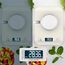 Küchenwaage Digital, 10KG Küchenwaage mit LCD Display und Tara Funktion, Küchenwaage zum Backen und Kochen, Messen von Zutaten, Genau 1g - (Weiß)