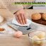 Küchenwaage Digital, 10KG Küchenwaage mit LCD Display und Tara Funktion, Professionelle Digitalwaagen zum Backen und Kochen, Genau 1g - (Grau)