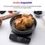 Etekcity Küchenwaage, Küchenwaage Digital 1g genau, 10kg Kitchen Scale mit LED-Display, Tare-Funktion, USB-Aufladung, Präzisionswaage für Küche, Edelstahl