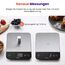 Etekcity Küchenwaage, Küchenwaage Digital 1g genau, 10kg Kitchen Scale mit LED-Display, Tare-Funktion, USB-Aufladung, Präzisionswaage für Küche, Edelstahl