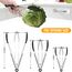 HOTEC Premium Edelstahl Küchenzange mit Silikon Spitzen, Grillzange Set of 3-18 cm, 23 cm und 30,5 cm Schwarz