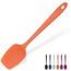 315℃ Hochhitzebeständiger Silikon Löffel Spatel: U-Taste Flexibler Nahtloser Gummispatel, Backen Kochen Silikon Teigschaber für Antihaftbeschichtetes Kochgeschirr Mischen Schaben (29cm, Orange)