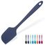 315℃ Hitzebeständiger Großer Silikon Spatel: U-Taste Antihaft Flexibler Nahtloser Teigschaber, Backen Kochen Silikon Küchenutensilien mit Nylonkern zum Mischen Rühren Schaben (29cm, Nachtblau)