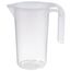 APS Messbecher 0,25 Liter, Ø 7 x H: 12 cm, Kunststoffbecher mit geprägter Maßskalierung außen, offener Griff, ml-Einteilung, spülmaschinengeeignet