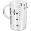 WMF Gourmet Messbecher Glas 500 ml, hitzebeständiges Glas, Messbecher 500ml, Skalierung für Liter, Milliliter, Tassen und Gramm