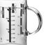 WMF Gourmet Messbecher Glas 500 ml, hitzebeständiges Glas, Messbecher 500ml, Skalierung für Liter, Milliliter, Tassen und Gramm