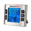 ThermoPro TM02 digitaler Küchentimer mit 2 Countdown-Stoppuhren Timer/Magnetuhr mit einstellbarem lautem Alarm und Hintergrundbeleucht mit großen LCD-Ziffern/24-Stunden-Anzeige für Kinder Lehrer