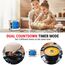 ThermoPro TM02 digitaler Küchentimer mit 2 Countdown-Stoppuhren Timer/Magnetuhr mit einstellbarem lautem Alarm und Hintergrundbeleucht mit großen LCD-Ziffern/24-Stunden-Anzeige für Kinder Lehrer