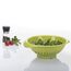 Westmark Seiher/Sieb, mit Griffmulden, Innendruchmesser: 25 cm, Kunststoff, BPA-frei, Farbe: Grün, 2424227A