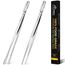 Hotec Edelstahl-Küchenpinzette, professionelle Küchenzange zum Kochen, Grillen und Backen, extra lange Lebensmittelpinzette, Set von 2 - 30,5 cm