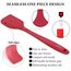 Hotec 5 Stück Silikon Spatel Set Teigschaber Küchenutensilien zum Backen, Kochen und Mischen Hitzebeständig Spatulas Silikon Nicht-Stick Geschirrspüler Safe Red