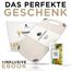EXITOSO Das Original Schneidebrett aus PP-Material & Weizenstroh, Saftrille und Griff, Frankfurter Brett, Spülmaschinenfest und antibakteriell Brotbrettchen, Schneidbrett 32x20