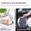 Exitoso Frühstücksbrettchen 3er Set mit Saftrille & Griff aus Kunststoff | Rutschfestes & spülmaschinenfestes Schneidebrett | Antibakterielles Brettchen Set | BPA-Frei & beidseitig verwendbar