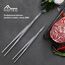 Hotec Edelstahl-Küchenpinzette, professionelle Küchenzange zum Kochen, Grillen und Backen, extra lange Lebensmittelpinzette, Set von 2,30.5zoll,25.4zoll