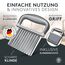 Edelfeld Wellenschneider für Pommes, Obst & Gemüse [TESTSIEGER] - Spülmaschinengeeignetes Wellenmesser - Riffelmesser für Erwachsene & Kinder - Solides Wellenschnittmesser aus Edelstahl - Für BLW