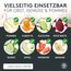 Edelfeld Wellenschneider für Pommes, Obst & Gemüse [TESTSIEGER] - Spülmaschinengeeignetes Wellenmesser - Riffelmesser für Erwachsene & Kinder - Solides Wellenschnittmesser aus Edelstahl - Für BLW
