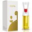 FLAIROSOL OLIVIA 130ml Glas-Ölsprüher - Kontinuierliche Ölsprühtechnik mit Portionskontrolle - Vielseitiger Ölzerstäuber zum Kochen, Salat, Grillen, Backen und für weitere Szenarien (Weißes Logo)