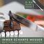WALDWERK 11-teiliges Messerset mit integriertem Messerschärfer - Steakmesser, Küchenmesser Set - Messer Set mit Block