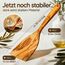 GOLDENBERG® Premium Pfannenwender Holz | feinstes italienisches Olivenholz | antibakteriell & hitzebeständig | Holzwender zum Braten & als Kochlöffel | ideal für beschichtete Pfannen