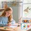 Yunbaoit Visueller Timer für Kinder & Erwachsene, 60 Minuten Regenbogen Countdown Timer mit Stummer Flash Funktion, Zeitmanagement Tool für Klassenzimmer, Haus, Küche, Büro (Blau)