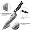 SHAN ZU Damastmesser Kochmesser 67 Schichten Damaststahl Küchenmesser mit G10 Griff 20CM - PRO Series