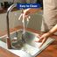 Kitchenville Glasschneidebrett 40×30 cm – Hygienisches Schneidebrett aus gehärtetem Glas – Hitzebeständig, Kratzfest & Rutschfest – Glasplatte für die Küche – Transparentes Design