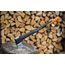 Fiskars Axt-Set, Spaltaxt: Inklusive Klingen-/Transportschutz, Länge: 71 cm, Antihaftbeschichtet, X21-L, 1,63 kg; Axt- und Messerschärfer: Keramik- Schleifkopf, Xsharp, Schwarz/Orange, 1019333