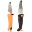KUHN RIKON kinderkitchen Kindermesser Set Hund, schwarz/orange, Edelstahl, Schwarz & Orange