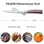 PAUDIN Filetiermesser Fisch 18 cm, Professionelles Küchenmesser Fischmesser, Ausbeinmesser aus Hochwertiger Carbonstahl, Ultrascharf Fleischermesser Fischfiletmersser mit Ergonomischem Pakkaholzgriff